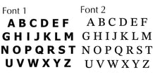 Load image into Gallery viewer, letter font choice for initial necklace sterling silver-lucy ashton jewellery