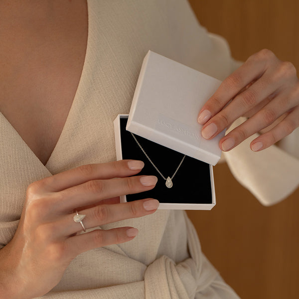 lucy ashton bespoke cremation ashes jewellery handmade ring and necklace
