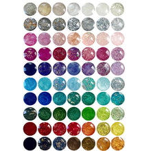 Load image into Gallery viewer, colour samples examples for lucy ashton breastmilk jewellery
