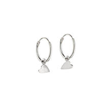 Load image into Gallery viewer, mini heart huggie creole hoop earrings-lucy ashton jewellery
