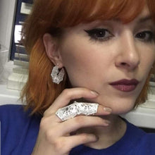 Load image into Gallery viewer, Full Finger Mandala Ring - Lucy Ashton Jewellery