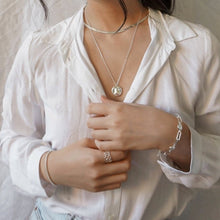 Load image into Gallery viewer, Braided Rope Bracelet Sterling Silver - Lucy Ashton Jewellery