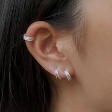 Load image into Gallery viewer, Rope Cuff Earring Sterling Silver - Lucy Ashton Jewellery