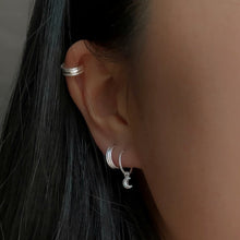 Load image into Gallery viewer, Rope Cuff Earring Sterling Silver - Lucy Ashton Jewellery