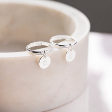 Load image into Gallery viewer, Personalised Initial Coin Ring Sterling Silver - Lucy Ashton Jewellery