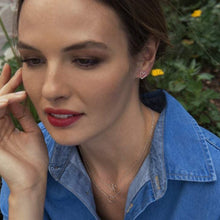 Load image into Gallery viewer, Open Heart Stud Earrings Sterling Silver - Lucy Ashton Jewellery