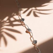 Load image into Gallery viewer, Link and Disc Bracelet Sterling Silver - Lucy Ashton Jewellery