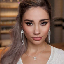 Load image into Gallery viewer, Filigree Chain Earrings - Lucy Ashton Jewellery