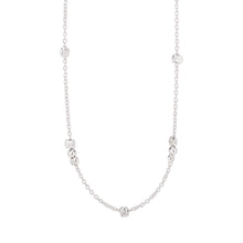 Load image into Gallery viewer, beaded chain necklace sterling silver-Lucy Ashton Jewellery
