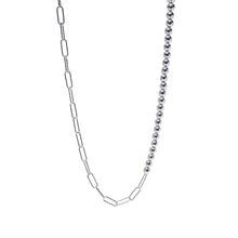 Load image into Gallery viewer, Bead Link Choker Necklace Sterling Silver - Lucy Ashton Jewellery
