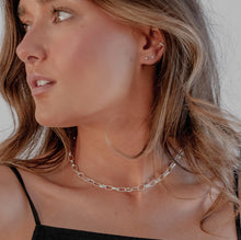 Load image into Gallery viewer, oval link chain necklace sterling silver-Lucy Ashton Jewellery