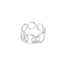 Load image into Gallery viewer, Multi Circle Adjustable Ring Sterling Silver - Lucy Ashton Jewellery