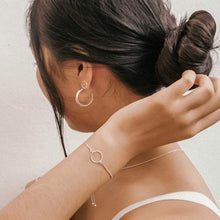 Load image into Gallery viewer, Circle Bracelet Sterling Silver - Lucy Ashton Jewellery
