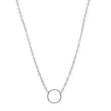 Load image into Gallery viewer, Circle Necklace Sterling Silver - Lucy Ashton Jewellery
