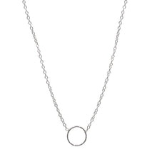 Load image into Gallery viewer, Circle Necklace Sterling Silver - Lucy Ashton Jewellery