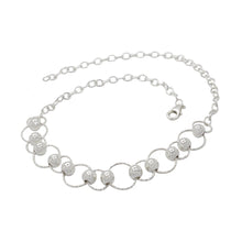 Load image into Gallery viewer, Circle and Bead Choker Sterling Silver - Lucy Ashton Jewellery