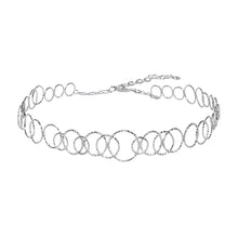 Load image into Gallery viewer, Multi Circle Choker Necklace Sterling Silver - Lucy Ashton Jewellery