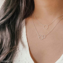 Load image into Gallery viewer, Circle Necklace Sterling Silver - Lucy Ashton Jewellery