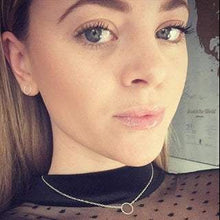 Load image into Gallery viewer, Circle Stud Earrings Sterling Silver - Lucy Ashton Jewellery