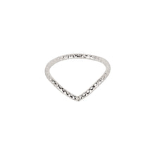 Load image into Gallery viewer, sparkle cut wishbone ring sterling silver- Lucy Ashton Jewellery