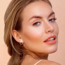 Load image into Gallery viewer, Disc and Circle Stud Earrings and Ear Jackets Sterling Silver - Lucy Ashton Jewellery