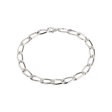 Load image into Gallery viewer, flat curb chain bracelet sterling silver-lucy ashton jewellery