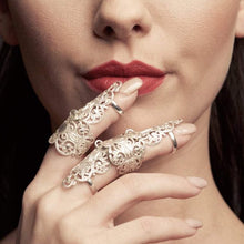 Load image into Gallery viewer, Full Finger Armour Ring - Lucy Ashton Jewellery