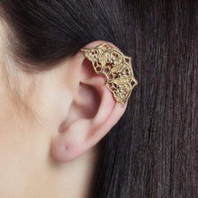 Load image into Gallery viewer, Half Moon Mandala Ear Cuff - Lucy Ashton Jewellery
