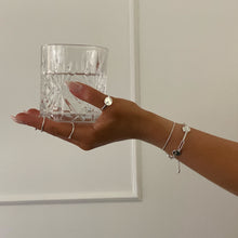 Load image into Gallery viewer, Hammered Disc Ring Sterling Silver - Lucy Ashton Jewellery