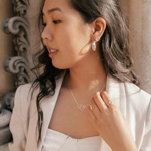 Load image into Gallery viewer, Interlocking Circle Necklace Sterling Silver - Lucy Ashton Jewellery