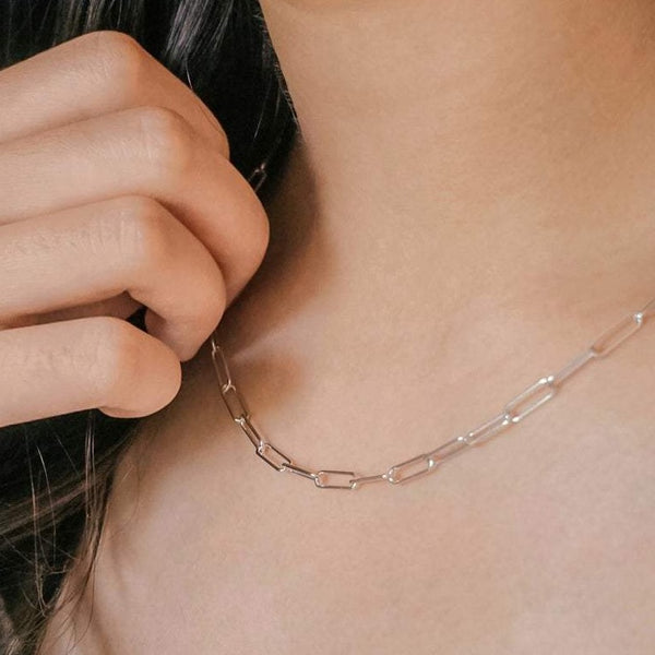 Link Chain Necklace Sterling Silver - Lucy Ashton Jewellery