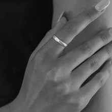 Load image into Gallery viewer, personalised initial deco ring sterling silver-lucy ashton handmade jewellery