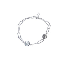 Load image into Gallery viewer, Link and Disc Bracelet Sterling Silver - Lucy Ashton Jewellery