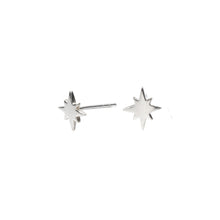 Load image into Gallery viewer, Tiny Star Stud Earrings Sterling Silver - Lucy Ashton Jewellery
