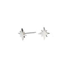 Load image into Gallery viewer, Tiny Star Stud Earrings Sterling Silver - Lucy Ashton Jewellery