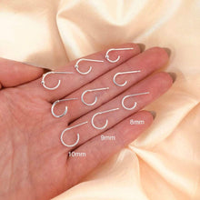 Load image into Gallery viewer, Small Huggie Hoop Earrings Sterling Silver - Lucy Ashton Jewellery