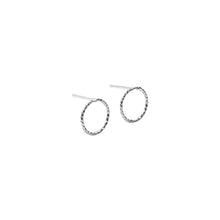 Load image into Gallery viewer, Circle Stud Earrings Sterling Silver - Lucy Ashton Jewellery
