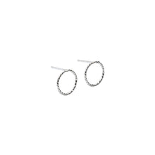 Load image into Gallery viewer, Circle Stud Earrings Sterling Silver - Lucy Ashton Jewellery