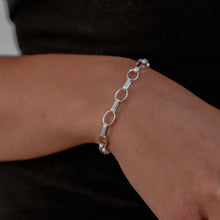 Load image into Gallery viewer, oval link chain bracelet sterling silver-Lucy Ashton Jewellery
