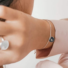Load image into Gallery viewer, Personalised Disc Adjustable Bracelet Sterling Silver - Lucy Ashton Jewellery