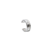 Load image into Gallery viewer, Rope Cuff Earring Sterling Silver - Lucy Ashton Jewellery