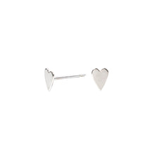 Load image into Gallery viewer, Tiny Heart Stud Earrings Sterling Silver - Lucy Ashton Jewellery