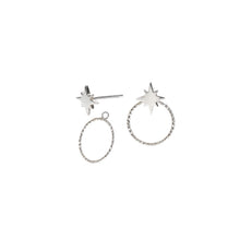Load image into Gallery viewer, Star Stud Earrings and Ear Jackets Sterling Silver - Lucy Ashton Jewellery