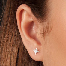 Load image into Gallery viewer, Tiny Star Stud Earrings Sterling Silver - Lucy Ashton Jewellery
