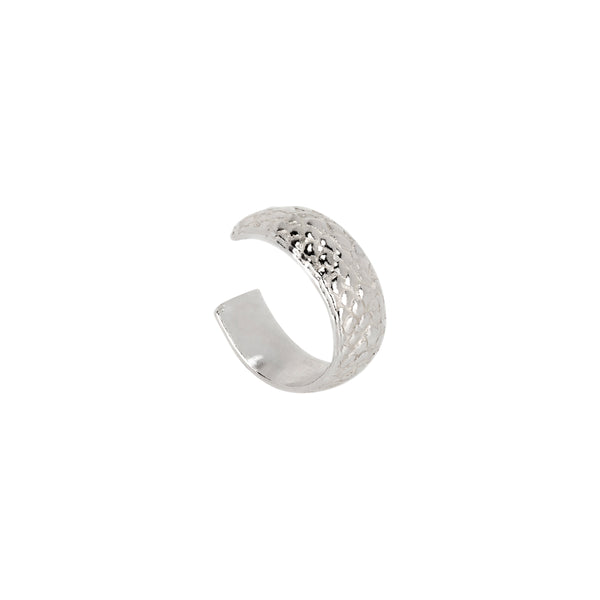 snake skin ear cuff sterling silver-lucy ashton jewellery