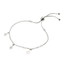 Load image into Gallery viewer, Fallen Stars Adjustable Bracelet Sterling Silver - Lucy Ashton Jewellery