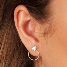 Load image into Gallery viewer, Star Stud Earrings and Ear Jackets Sterling Silver - Lucy Ashton Jewellery