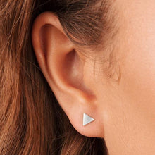 Load image into Gallery viewer, Triangle Stud Earrings and Ear Jackets Sterling Silver - Lucy Ashton Jewellery
