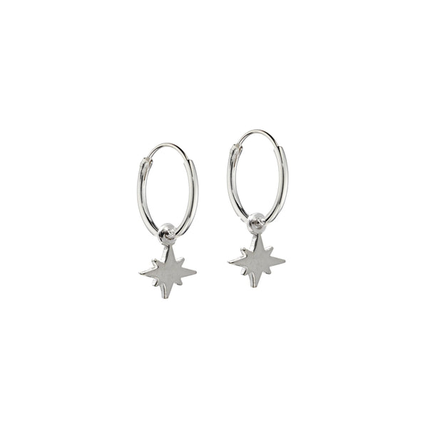 mini star hoop earrings sterling silver-lucy Ashton handmade jewellery