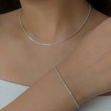 Load image into Gallery viewer, Rope Chain Necklace Sterling Silver - Lucy Ashton Jewellery
